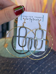 Jennifer Thames Mixed Geo Hoops