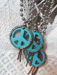 Wearable Art - Peace Necklace