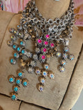 Vintage Grace Crystal Cross Necklace