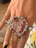 Rebel Rose Broken China Ring by Accessories to Go