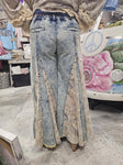 A Rare Bird Denim Lace Inset Jean