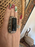 Tibetan Onyx Ring