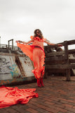 Lumi Peach Ruffle Set by Lady the Brand