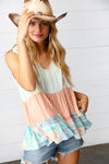 Sage Boho Tank - Medium