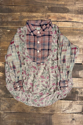 Jaded Gypsy Harvest Treasures Tunic - Plum Floral