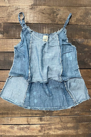 Jaded Gypsy Patchwork Skies Tank Top