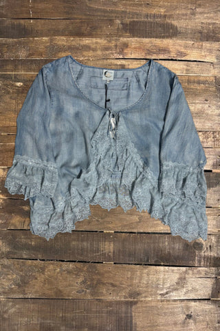 Jaded Gypsy Alluring Romance Jacket - Chambray
