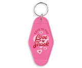 Keys to the Love Shack Motel Keychain: White