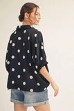 Paris Dot Blouse