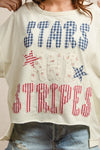 Floral Stars & Stripes Tee