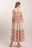 Sunday Garden Patchwork Midi Dress