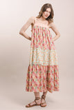 Sunday Garden Patchwork Midi Dress