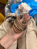 Queen Bee Champagne Pearl Bracelet by A Rare Bird