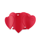 Flat Hair Clip | Medium | Red Heart to Heart