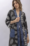 Midnight Bandana Patchwork Kimono