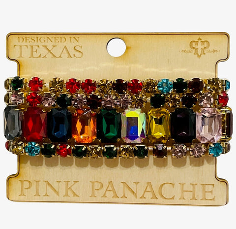Multi Rhinestone Bracelet Set