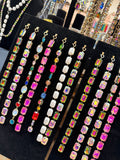 Clip-On Crystal Lariat Necklace Accent