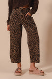 Leopard Barrel Pants