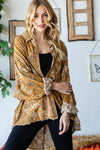Bandana Button Down Top