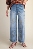 Lace & Roses Wide Leg Jeans