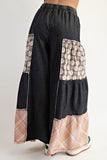 Starry Sky Patchwork Palazzo Pants