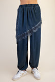 Midnight Lace Drape Pants