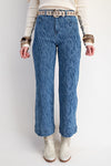 Wander Wild Zebra Denim Stretch Jeans