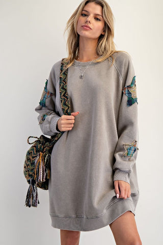 Starlight Mineral Wash Terry Dress