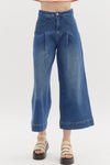 Wide Leg Cropped Trouser Jean