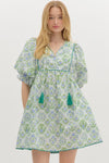 Meadow Mist Bubble Sleeve Mini