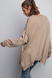 Olive Grey Lightweight Sweater