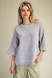 Grey - Everyday Ease Knit Top