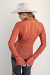 Cinnamon Lace Top