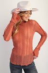 Cinnamon Lace Top