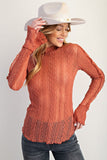 Cinnamon Lace Top