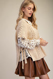 Oatland Crochet Knit Poncho
