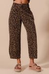 Leopard Barrel Pants