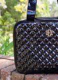 Caroline Hill Punta Cana Large Case Black Patent SQ