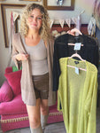 Long Crochet Cardigan - 3 colors!