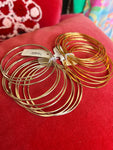 Dainty Bangles - Gold & Silver