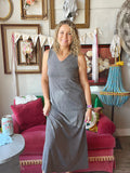 Ash Mineral Washed Dress