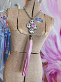 Wearable Art - Peace Star Tassel Necklace