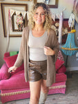 Long Crochet Cardigan - 3 colors!