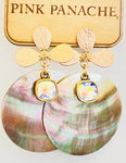 Pink Panache Mother of Pearl Earrings