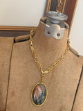 Jennifer Thames labradorite pendant necklace detail