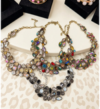 Jewel Box Crystal Collar Necklace