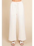 Textured Pants - Ivory