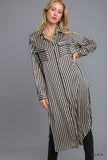 Striking Striped Duster/Dress