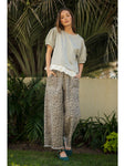 Wide Leg Leopard Pants