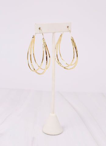 Lance Open Drop Earring